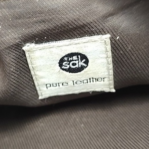 The SAK Margarita Crossbody Shoulder Bag Genuine Leather Brown‎ Purse - Picture 5 of 9